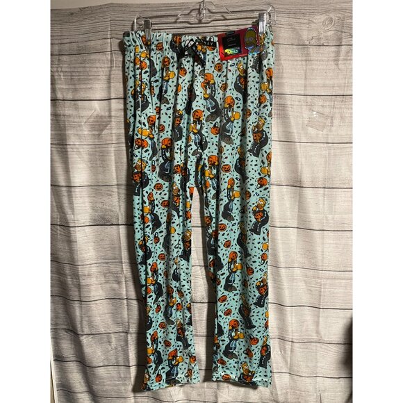 The Simpsons AOP Aeropostale Limited Edition Halloween Pajama Pants Mens M 32-34 - Picture 1 of 7